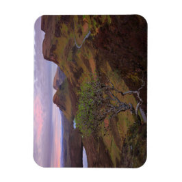 Schuif zonnopend landschap op Skye Magneet