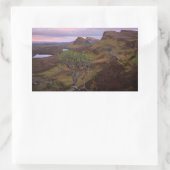 Schuif zonnopend landschap op Skye Rechthoekige Sticker (Tas)