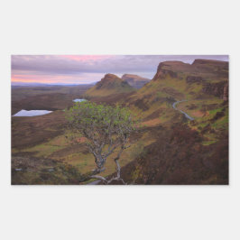 Schuif zonnopend landschap op Skye Rechthoekige Sticker