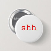 Schuif. Zwart Rood Ronde Button 5,7 Cm (Voorkant /achterkant)