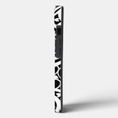 Schuif zwart wit harten liefde achtergronddesign Case-Mate iPhone case (Achterkant / Links)