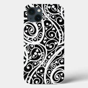 Schuif zwart wit harten liefde achtergronddesign Case-Mate iPhone case