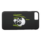 Schuif zwart-wit panda-beer in een bamboegroef. Case-Mate iPhone case (Achterkant (Horizontaal))