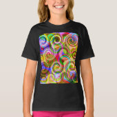 Schuifbalkgeometrisch abstract T-shirt (Voorkant)