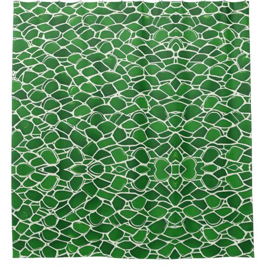 Schuifbalpatroon Douchegordijn (Voorkant)