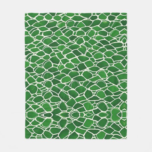 Schuifbalpatroon Fleece Deken (Voorkant)