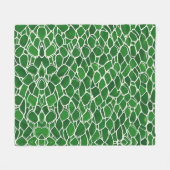 Schuifbalpatroon Fleece Deken (Voorkant (Horizontaal))