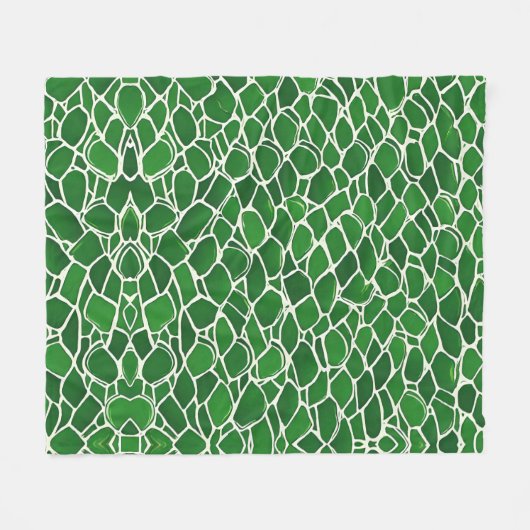 Schuifbalpatroon Fleece Deken (Voorkant (Horizontaal))