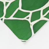 Schuifbalpatroon Fleece Deken (Hoek)