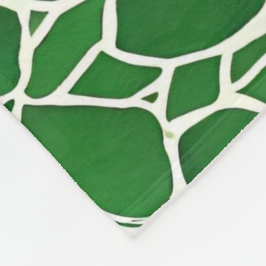 Schuifbalpatroon Fleece Deken (Hoek)