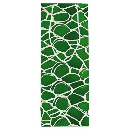 Schuifbalpatroon Wijn Cadeautas (Achterkant)