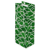 Schuifbalpatroon Wijn Cadeautas (Voorkant Gekanteld)