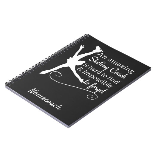 Schuifbus met zwarte en witte verbijsterende afbee notitieboek (Linkerzijde)