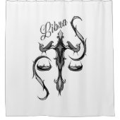 Schuifgordijn met symbool van de galg douchegordijn (Voorkant)