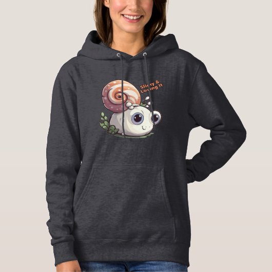 Schuifje en liefhebbend hoodie (Voorkant)