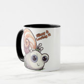 Schuifje en liefhebbend mok (Voorkant links)