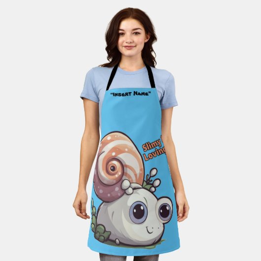 Schuifje en liefhebbend schort (Gedragen)