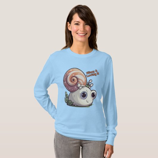 Schuifje en liefhebbend t-shirt (Voorkant volledig)