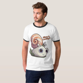 Schuifje en liefhebbend t-shirt