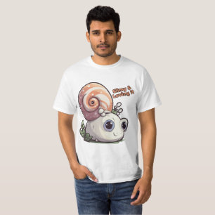 Schuifje en liefhebbend t-shirt
