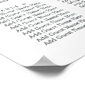 Schuifje en spreidingskaart poster (Hoek)