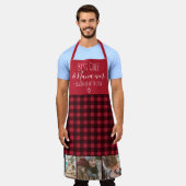 Schuifje Rood fotocollage Rood Schort (Gedragen)