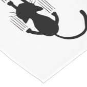 Schuifkatten en pootafdrukken korte tafelloper (Hoek)