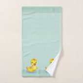Schuifkussens voor verklikkers op lichtblauw handd bad handdoek (Handdoek)