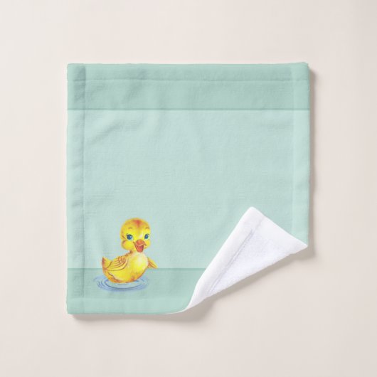 Schuifkussens voor verklikkers op lichtblauw handd bad handdoek (Wasdoekje)