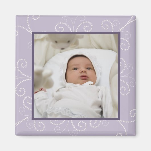 Schuifmagneet (lavendel) magneet (Voorkant)