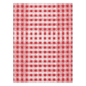 Schuifrooster met rode witte zijde, kerstmis tafelkleed (Voorkant)