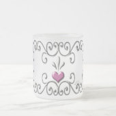 Schuifroze, klein, gevriesdroogde glazen Mok (Center)