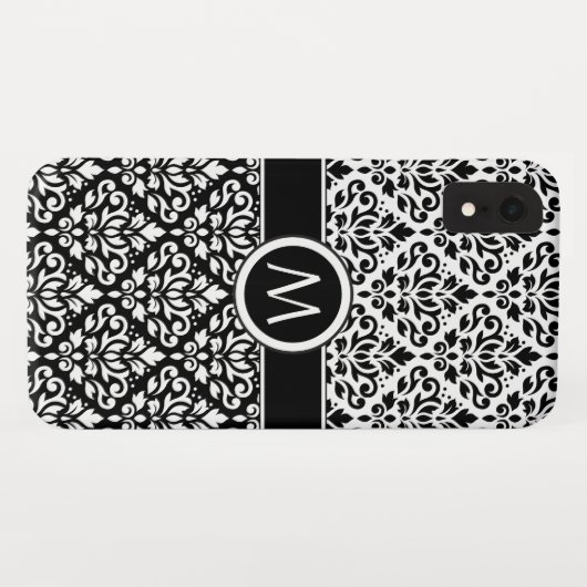 Schuifscherm 2Part Ptn BW & Band (gepersonaliseerd Case-Mate iPhone Case (Achterkant (horizontaal))