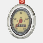  schuifsnelheidsmeter metalen ornament (Links)
