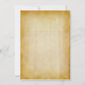 schuift Lijst oud papieren huwelijk uit Kaart (Achterkant)