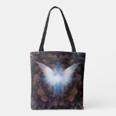 Schuifvleugels en aura tote bag (Achterkant)