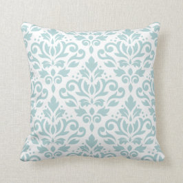 Schuifvraag Lg Ptn Duck Egg Blue (B) op wit Kussen