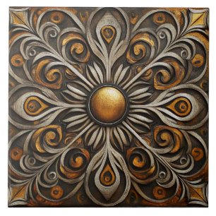 schuifwerk met Golden Center2 Tegeltje