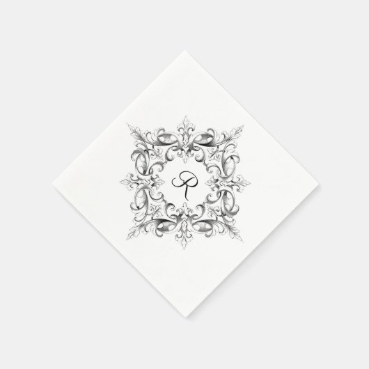  schuifwerk Monogram servetten (Hoek)