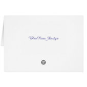 Schuifwijnstok Harten Note Card (Achterkant Horizontaal)