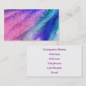 SCHUIFZAND VISITEKAARTJE (Voorkant / Achterkant)