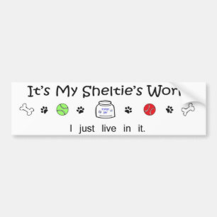 schuilplaats bumpersticker