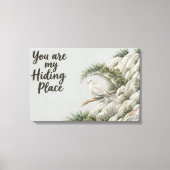 Schuilplaats - Psalm 32:7 Canvas Afdruk (Voorkant)
