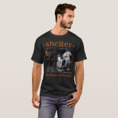 Schuilplaats ter verdediging van de werkelijkheid t-shirt (Voorkant volledig)