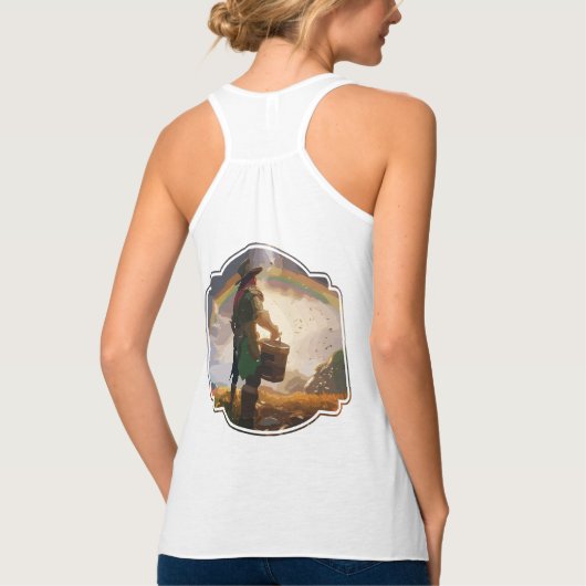 Schuilplaats van de Leprechaun Tanktop (Achterkant)