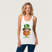 Schuilplaats van de Leprechaun Tanktop (Volledige Voorkant)