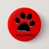 schuilplaats voor gezelschapsdieren, dierenredding ronde button 5,7 cm (Voorkant)