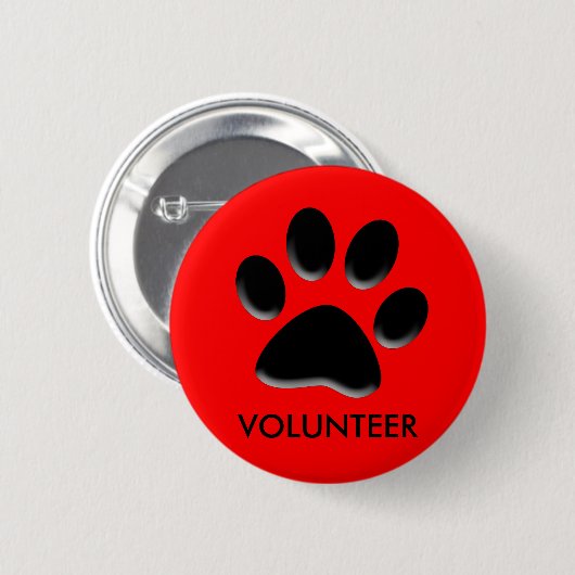 schuilplaats voor gezelschapsdieren, dierenredding ronde button 5,7 cm (Voorkant /achterkant)