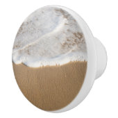 Schuim op strandkeramische knol keramische knop (Rechts)