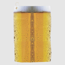 Schuimbier Golfhanddoek